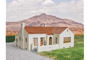 WALTHERS CORNERSTONE échelle H0 Kit de Montage Mission-Style Maison de Plain-Pied