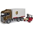 Camion Bétaillère Set Logistique Bruder 02415 - 2 Conteneurs, 2 Caisses, 10 Palettes - Échelle 1:16 Camion De Transport Ups Camion Bétaillère Set Logistique Bruder 02415 - 2 Conteneurs, 2 Caisses, 10 Palettes - Échelle 1:16 Camion De Transport Ups