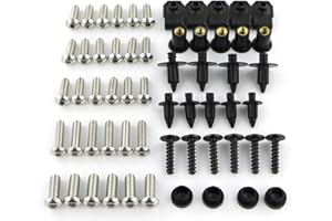 BPILOT Viti per carrozzeria Per Yamaha Tmax 500 Tmax500 XP500 2001-2011 2002 2003 2004 2005 2006 2007 2008 2009 2010 Kit Bulloni Carena Completa Pinze Dado In Acciaio Inox (Color : Silver)