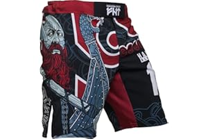 Hardcore Training Fight Shorts Kurze Hose Herren Kampfshorts Männer BJJ Grappling Boxen MMA No Gi Crossfit Workouts