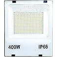 Gesto 400W Led Flood Light Outdoor Waterproof - | IP66 Outdoor Lights Waterproof |Led Halogen Light,Focus Light | For Factory,Garage,Parking Lot,Garden,Playground & Shop -(Cool White-6500K)-Pack of 1
