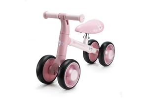 Kinderkraft Cutie Flash balanscykel, inlärningscykel, barnspringcykel utan pedaler, hjul med LED-lampor, modern design, säker
