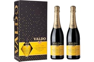 VALDO Gift Box Marca Oro Valdobbiadene Prosecco Superiore DOCG, 750 ml x 2