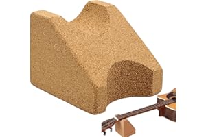 LEIKURVO Support de Repose-cou de Guitare, Repose Nuque de Guitare Oreiller de cou de Liège Outils de Réparation de Guitare Outils de Nettoyage de Réparation de Cordes Changeantes
