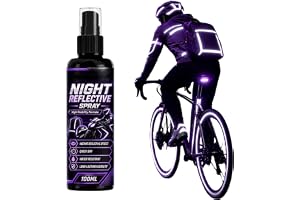 Reflekterande beläggning nattcykling – 100 ml, väderbeständig | Cykling reflekterande spray för camping vandring cykel båt hjälm väst ryggsäck uppfart trottoarkonstruktion