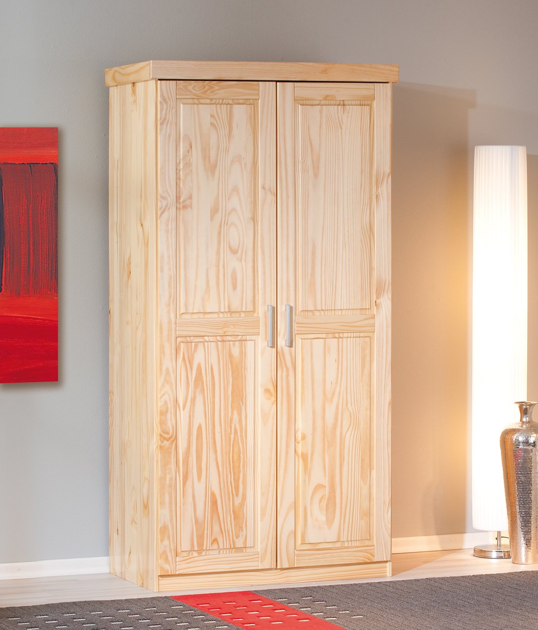 Kleiderschrank | Kiefer massiv | Natur | Garderobenschrank | Landhaus Still |Naturfinish | Wäscheschrank… 6 Kleiderschrank | Kiefer massiv | Natur | Garderobenschrank | Landhaus Still |Naturfinish | Wäscheschrank… – Bild 7