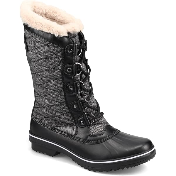 JBU by Jambu Women\'s Siberia Water Resistant Snow Boot, Black Herringbone, 10 JBU by Jambu Women main image 3