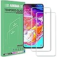 AOKUMA Tempered Glass for Samsung Galaxy A70 Screen Protector, [2 Pack] Premium Quality Guard Film, Case Friendly, Shatterproof, Shockproof, Scratchproof oilproof