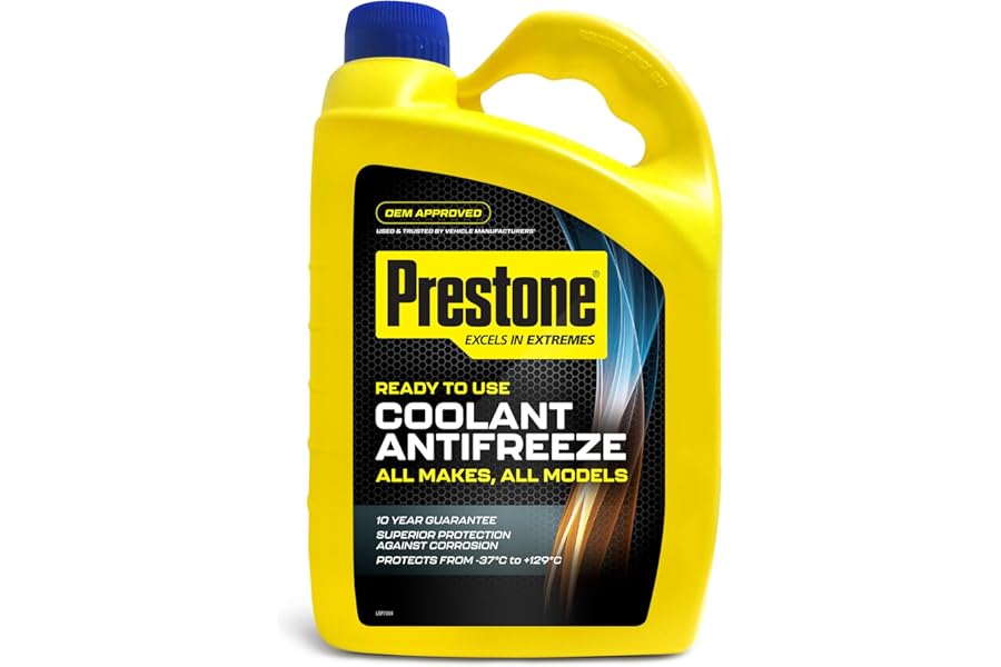 Prestone PAFR0038B Coolant Antifreeze for All Vehicles, Ready to Use, 4 Litre