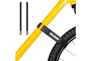 Paski do Bagażnika Rowerowego,2szt Regulowanych Pasków Stabilizujących Rower Trilancer,Paski Mocujące z Haczykiem Pętelką do Montażu Samochodowego i ściennego,Transportu i Przechowywania (65cmx3,8cm)