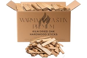 Warma Oak Pizza Wood Stix Logs - Kiln Dried Oak Hardwood Kindling Wood Sticks - For Ooni Uuni Nero Dellonda Portable Small & 