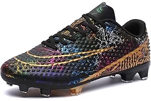 DimaiGlobal Scarpe da Calcio Uomo Sportivo attività all'aperto Tacchetti Professionali Scarpe da Allenamento Teenager Scarpe da Calcetto Prato Artificiale