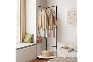 unho wieszak na płaszcze na nogi: Czarna metalowa garderoba wejściowa z półką do sypialni, salonu, domu - 171x62 cm