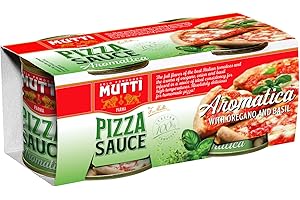 Mutti – Pizza Sauce Aromatica, Pizza Sauce, 210g, (Pack of 12)