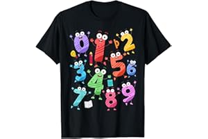 NUMBER OUTFIT FOR KIDS & MATHS FANCY DRESS IDEAS Maths Day Costume Idea For Kids & Teacher Numbers Maths T-Shirt