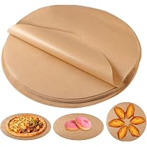 50 Feuilles De Papier Sulfurisé Rond Ø30 Cm - Résistant à La Chaleur 260°C, Antiadhésif, Réutilisable, Non Blanchi - 7