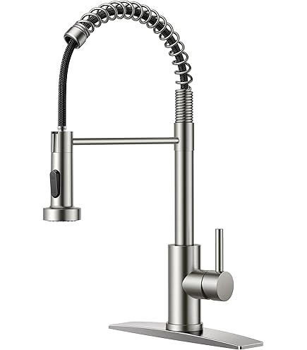 Waterkraan voor de keuken, zwart, hoge druk, mengkraan voor de keuken