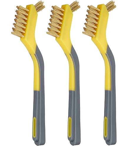 Set 8 Spazzole In Acciaio Per Pulizia - Con Manico, Per Metallio, Legno, Plastica, Setole Resistanti - Foto 9