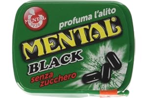 Mental Fassi Pasticche senza Zucchero alla Menta Liquirizia - Pacco da 24 x 540 g