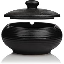 Set 4 Posacenere Antivento Da Tavolo - Acciaio Inox Con Coperchio, Per Interni Ed Esterni - Foto 2