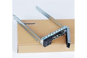 Heretom Bandeja de disco duro Caddie 3,5" Tray Caddy para Dell PowerEdge 14ª generación R240 R340 R440 R540 R640 R740 R740xd R6415 R7425 y más - Bandeja de soporte SAS SATA de intercambio en caliente