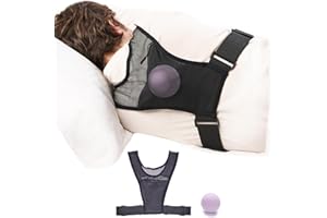 ODOXIA Gilet Anti Ronflement | Appareil Anti Ronflement pour Dormir sur le Côté | Balle pour Empêcher de Dormir sur le Dos | Thérapie Positionnelle Apnée du Sommeil | Léger et Réglable