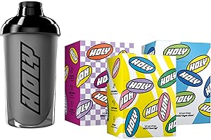 ‎HOLY ENERGY HOLY Starter Set Trio - Energy, Iced Tea & Hydration - 42 Portionen in 21 fruchtigen Geschmacksrichtungen - Vegan & zuckerfrei mit 100% natürlichen Fruchtaromen