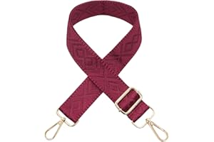 Long Keeper Correas para Bolsos 3,8cm de Ancho Correa de Bolsos Hombro Mujer Ajustables 72-129cm Bandolera para Bolso, Correas para Bolsos Bandolera, Mochila