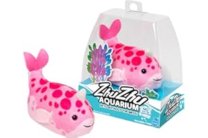 JOHN ADAMS Zhu Zhu Pets | Zhu Zhu Aquarium Toy Fish - Lorelei | Interactive, Collectible Pet with Sounds and Movement | Electronic Pets | Ages 4+, Pink