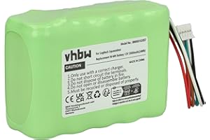 ‎VHBW vhbw Akumulator kompatybilny z Logitech Squeezebox Radio XR0001 Digital Radio (2000 mAh, 12 V, NiMH) - zamiennik dla 533-000050, HRMR15/51, NT210AAHCB10YMXZ