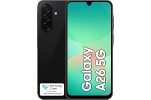 Samsung Galaxy A26 5G, Android Smartphone, 256GB Storage, 8GB RAM, Black, 50MP Camera, Large Display, Long Battery Life (KSA Version)