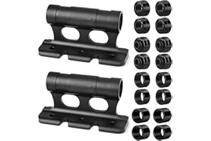 HENGBIRD Pack of 2 Aluminium Alloy Bicycle Fork Mounts, Car Bicycle Roof Rack, Quick Release, Versatile Bicycle Fork Mount for 5/12/15 x 100 mm, 15 x 110 mm, Black