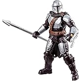 Star Wars ActionVerse The Mandalorian 11 cm'lik Aksiyon Fig&uuml;r&uuml; ve Aksesuarları, Yeniden Kullanılabilir Aksesuar Saklama Rafı,