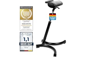 ‎WERKFOX Werkfox® Stehhocker Ergonomischer Höhenverstellbarer Hocker; Stehhilfe Werkstatthocker Stehstuhl für Schreibtisch, Büro, Industrie