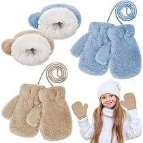 Moufles Enfant En Forme De Panda – Taille 3-5 Ans, Polaire Douce, Poignets élastiques, Design Mignon - 13