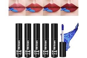 ROSEFLOWER Hinourisha 5 PCS Peel Off Lip Stain, Peel Off Lip Stain Rossetto Liquido, impermeabile, lunga durata, Semipermanente lip liner stain peel off tattoo per labbra, peel off labbra#2