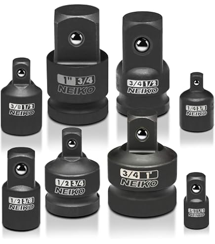 NEIKO Wackelverlängerungen Set – 9-teilig Für 1/4", 3/8", 1/2" Antriebe, Cr-V Stahl