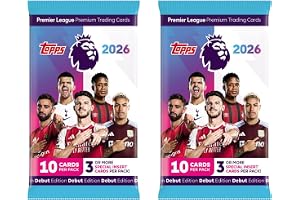 Topps Premier League 2025/26 – debututgåva | 2 x boosterpaket med 10 kort