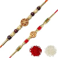 YouBella Rakhi Combo for Brother (Multi-Colour) (YBRK_71)