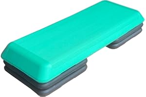 ‎UNIBEST Unibest Aerobic Fitness Stepper Steppbrett Step Bench höhenverstellbar 110 x 42 cm 3-Fach-höhenverstellbar (11/16/21CM)