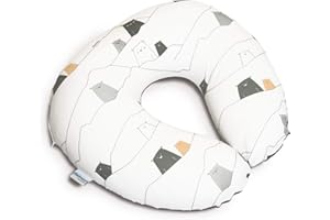 Doomoo Softy Cuscino compatto per allattamento – Cuscino multifunzione per maternità per mamma e bambino – Cuscino confortevole per dormire, allattare e sostenere – Compagno versatile per la