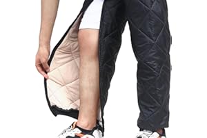 Facynde Knieschoner Warm Kniewärmer Wasserdicht Winddicht Beinwärmer Daune Knieschützer Für Radsport, Dick, Winddicht, Winter, Für Herren, Kniepolster, Motorrad, Elektrisches Auto