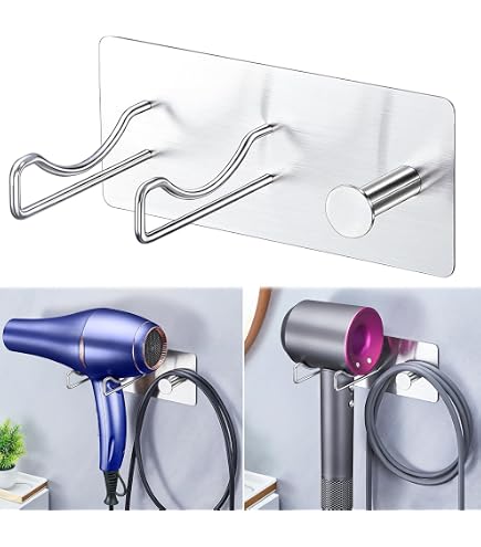 Wenko Turbo-loc - Soporte Para Secador De Pelo De Acero In