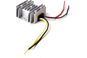 BGOODVISION DC 12V 24V 36V zu DC 5V (Akzeptieren DC 8-40V Eingänge) LKW Transformator Wandler Spannungswandler Konverter Reduzierer Regler für Auto Elektronik Fahrzeug Boot Solar System - 10A 50W