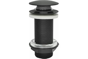 Edouard Rousseau Piletta per grandi dimensioni, senza troppo pieno, finitura nera