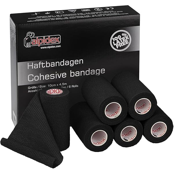 6-pack, 5,1 C X 4,6 , Auto-agrippantes Cohésive Bande, Bandage De Sport Solide Sports Bande