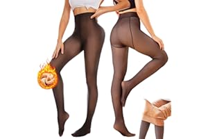 chimoo Medias Térmicos Pantalones para Mujer con Grueso