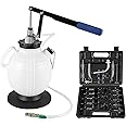 Youyijia 7.5 L Manual ATF Refill System Dispenser Auto Transmission Fluid Oil and Liquid Filling Tools Pump Kit with 15Pcs Adapters