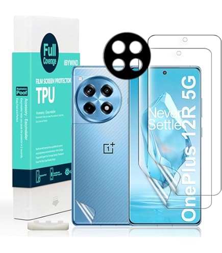 Avizar Verre Trempé Pour OnePlus 12 / 12R Et 13 / 13R Bords Incurvés 3D Noir - Protection écran