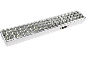 ‎CHILITEC ChiliTec Notleuchte mit Akku Notbeleuchtung Akkubetrieb Licht für bis zu 5 Stunden CTNL-60 230V 60 SMD Led 230V Automatisches einschalten bei Stromausfall Notbeleuchtung mit Schalter Weiß